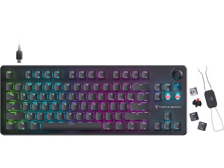 Turtle Beach Vulcan II Μηχανικό Gaming Πληκτρολόγιο TenKeyLess με TITAN HS Διακόπτες RGB Black