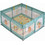 Moni Playpen GameZone Πάρκο με Στρώμα & Δίχτυ Πράσινο Mint
