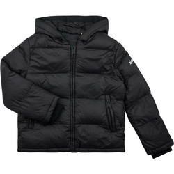 Schott Bigboy Παιδικό Μπουφάν Χειμωνιάτικο Puffer Αντιανεμικό Μαύρο