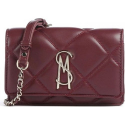 Steve Madden Bendue Γυναικείο Τσαντάκι Χιαστί από Δερματίνη Μπορντό με Αλυσίδα 13001105