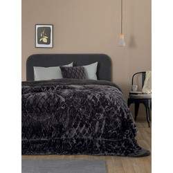 Palamaiki Κουβερτοπάπλωμα Υπέρδιπλο Hollowfiber 220x240 Nadine 5 Coal