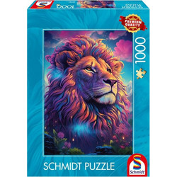 Puzzle Schmidt Lion in the Colour 1000 Κομμάτια