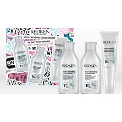 Redken Acidic Bonding Concentrate Xmas Σετ Περιποίησης Μαλλιών Conditioner 300ml + Leave In Conditioner 150ml + Σαμπουάν 300ml