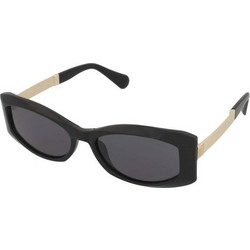 Max & Co MO0144 01A Γυναικεία Γυαλιά Ηλίου Ορθογώνια Μαύρο Χρυσό με Μαύρο Φακό