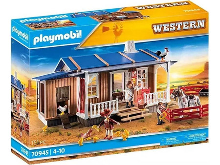 Playmobil Western Ράντσο Άγριας Δύσης για 4-10 Ετών 70945
