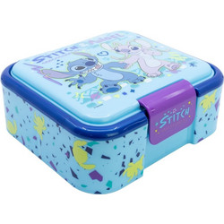 Stor Stitch Drawing Πλαστικό Παιδικό Δοχείο Φαγητού Γαλάζιο