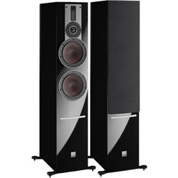 Dali Rubicon 6C Ζεύγος Ηχείων Hi-Fi Δαπέδου 250W 2 Δρόμων Black Gloss