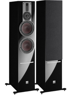 Dali Rubicon 6C Ζεύγος Ηχείων Hi-Fi Δαπέδου 250W 2 Δρόμων Black Gloss