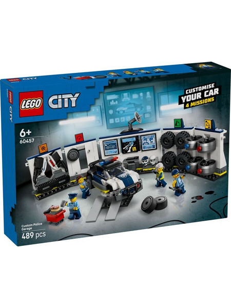 Lego City Custom Police Car Garage για 6+ Ετών 60457