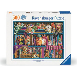 Puzzle Ravensburger Precious Porcelain Pups 500 Κομμάτια
