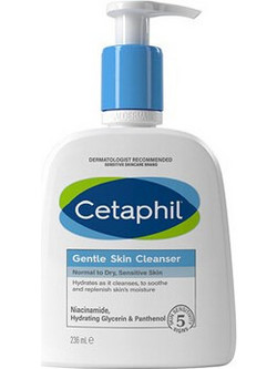 Cetaphil Gentle Skin Ενυδατική Λοσιόν Καθαρισμού Προσώπου για Ακμή 236ml