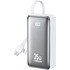 WK WP-61 Power Bank 10000mAh 35W με Θύρα USB-A & Θύρα USB-C Quick Charge 3.0 & Power Delivery White
