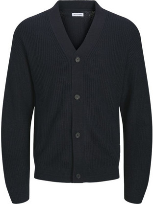 Jack & Jones Ανδρική Ζακέτα Πλεκτή με Κουμπιά Navy Μπλε 12278960
