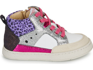 Pom d'Api Mousse Παιδικά Sneakers Μποτάκια Μπεζ Μωβ T1JHNV0405