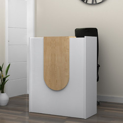Megapap Mezzo Γραφείο Reception Ξύλινο 90x40x110cm GP028-0144,2