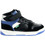 Kickers Παιδικά Μποτάκια Μαύρα Royal Blue Δερμάτινα με Σκρατς 972790-30-81