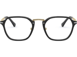 Persol PO3243-V Γυναικείος Σκελετός Γυαλιών Οράσεως Κοκάλινος Μεταλλικός Χρυσός Μαύρος