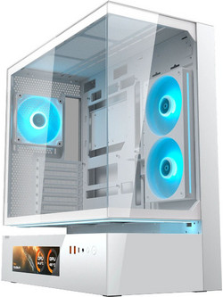 Cougar CFV235 Vision White Gaming Midi Tower Κουτί Υπολογιστή RGB με Πλαϊνό Παράθυρο