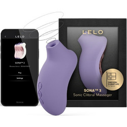 LELO Sona 3 Sonic Clitoral Massager Κλειτοριδικός Δονητής για Ζευγάρια με App Control Violet Dusk
