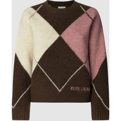 Pepe Jeans Cecily Γυναικεία Πλεκτή Μπλούζα Σοκολατί PL7000037-899