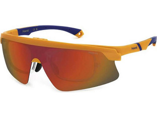 Polaroid Eyewear PLD7056 2M5 Ανδρικός Σκελετός Γυαλιών Οράσεως με Clip-On Κοκάλινος Πορτοκαλί