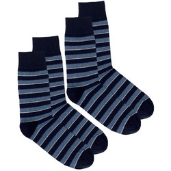 FMS Ανδρικές Κάλτσες Ψηλές Navy Μπλε 2Pack MW2-2502-081