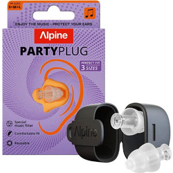 Alpine PartyPlug 3 Sizes Ωτοασπίδες 2τμχ Διαφανείς