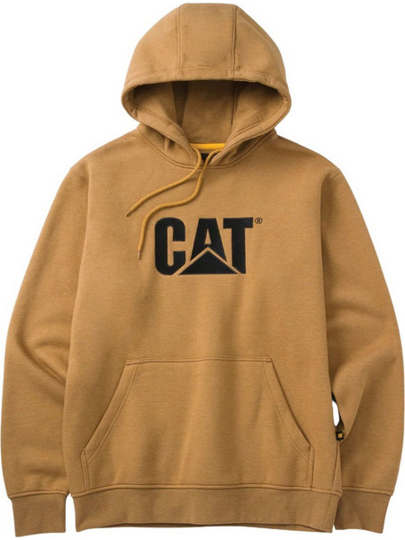 CAT Ανδρικό Φούτερ με Κουκούλα & Τσέπες Καφέ W10646-13252