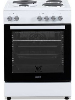Eskimo ES 4080W Κουζίνα Ηλεκτρική 80lt με Εμαγιέ Εστίες 59.8cm