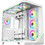 Armaggeddon Aquaron X-Curve Giga 10 White Gaming Mini Tower Κουτί Υπολογιστή RGB με Πλαϊνό Παράθυρο