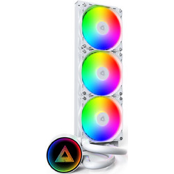Montech LightFlow 360 Snow Υδρόψυξη CPU 120mm ARGB για Socket 1700 / 1851 / AM4 / AM5