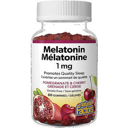 Natural Factors Melatonin 1mg 60 Ζελεδάκια