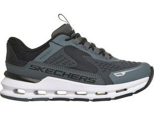 Skechers Παιδικά Sneakers Γκρι Ανθρακί 404203L-CCBK