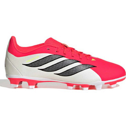 Adidas Performance Predator FG JS0370 Παιδικά Ποδοσφαιρικά Παπούτσια με Τάπες Κόκκινα Μπεζ