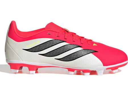 Adidas Performance Predator FG JS0370 Παιδικά Ποδοσφαιρικά Παπούτσια με Τάπες Κόκκινα Μπεζ