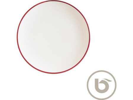 Bonna Linea Burgundy Πιάτα Ρηχά Πορσελάνης 25cm 12τμχ LNEBDGRM25DZ