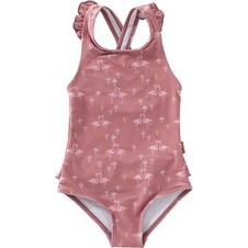 Fresk Flamingo Αντηλιακό UV Βρεφικό Μαγιό Ολόσωμο για Κορίτσι Ροζ FR-SW2540
