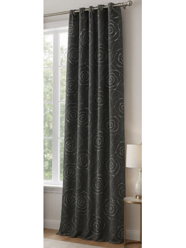 For Home Κουρτίνα με Τρουκς 270x270 4429916 Γκρι