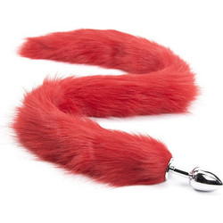 Kinksters Elegant Fox Πρωκτική Σφήνα Tail Plug 7cm Κόκκινη