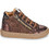 GBB Παιδικά Μποτάκια Μπρονζέ Suede με Φερμουάρ & Σκρατς AM329-44