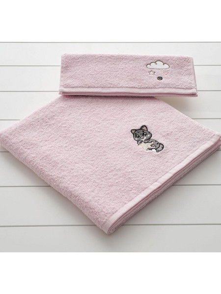 Vesta Home Kitty Σετ Βρεφικές Πετσέτες 2τμχ 400gr/m²
