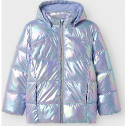 Name It Παιδικό Μπουφάν Χειμωνιάτικο Puffer Ασημί 13243683