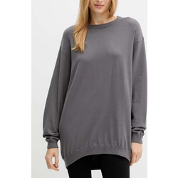 Silvian Heach Γυναικεία Πλεκτή Μπλούζα Oversized Ανθρακί GPA25553MA