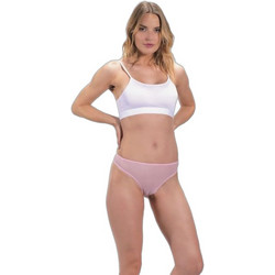 Cottonhill Γυναικείο Sexy Brazil με Δαντέλα Ροζ CH0110