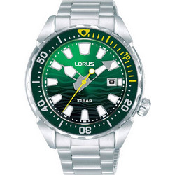 Lorus Sport Ανδρικό Ρολόι με Ασημί Μεταλλικό Μπρασελέ RH949RX9
