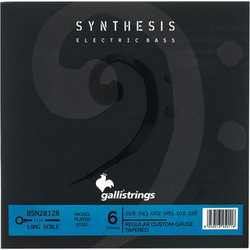 Galli Synthesis Σετ 6 Χορδές Ηλεκτρικού Μπάσου Nickel Plated Steel 28-128" Normal Tension