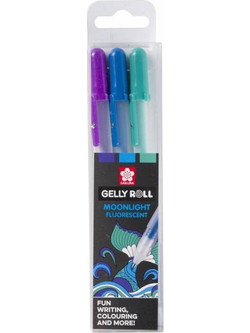 Royal Talens Sakura Gelly Roll Moonlight Ocean Σετ Στυλό Gel Πολύχρωμο 3τμχ POXPGBMOO3C