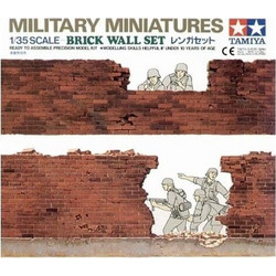 Tamiya Brick Wall Set Πλαστική Φιγούρα Μοντελισμού 1:35