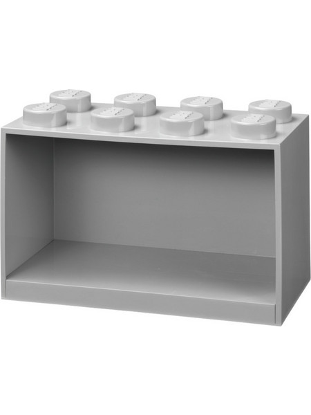 Lego 8-Stud Brick Shelf Gray για 6+ Ετών 41151740