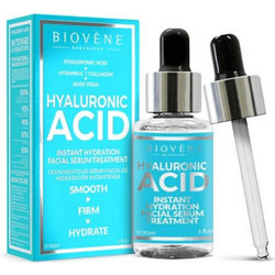 Biovene Barcelona Hyaluronic Acid Αντιγηραντικό Ενυδατικό Serum Προσώπου με Βιταμίνη C & Κολλαγόνο 30ml